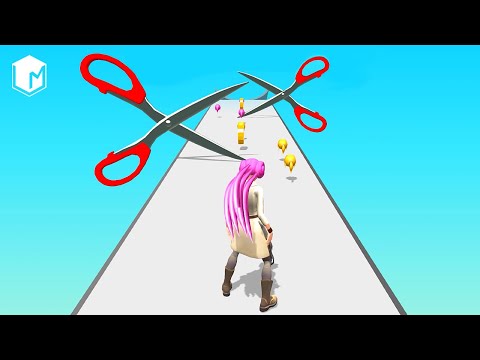 Hair Rush All Levels Walkthrough Apk Gameplay iOS Android New Video Game Z98DF6