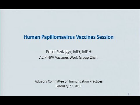 February 2019 ACIP Meeting - HPV