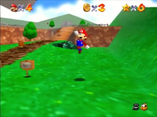 序盤紹介プレイ】スーパーマリオ64(N64) やみの せかいの クッパ