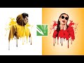 Dripping Effect | Splatter Effect | Coreldraw Editing Tutorial | Ahsan Sabri