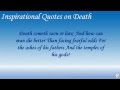 Unique Positive Quotes On Death Of A Loved One