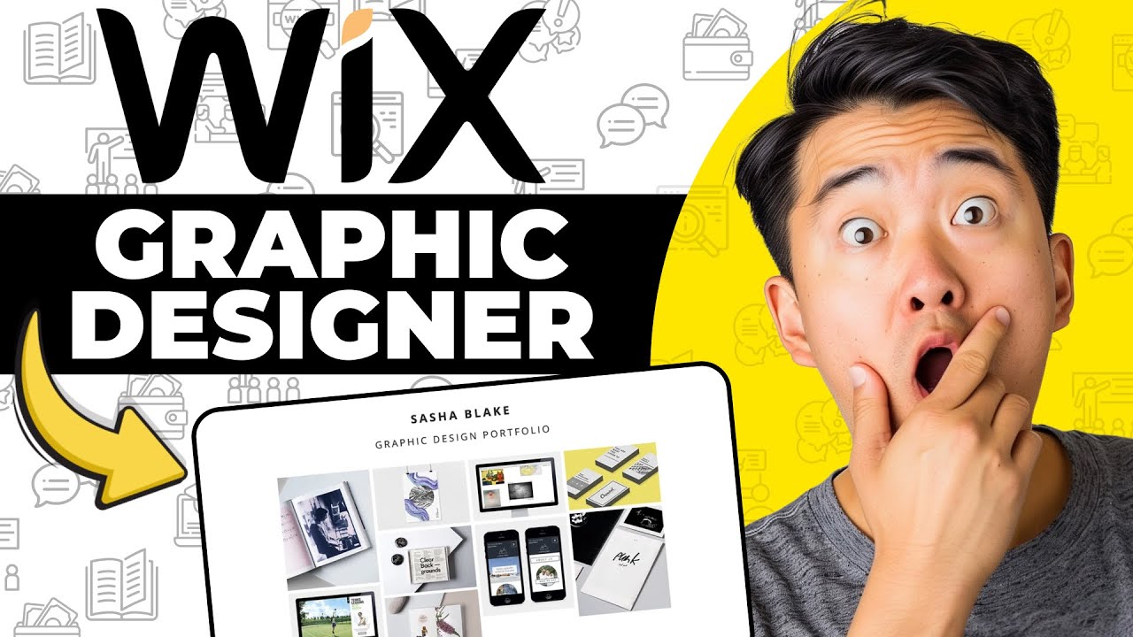 Wix Website for Graphic Designer - Step-by-Step Tutorial - YouTube