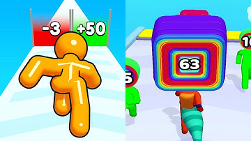 Tall Man Run vs Layer Man | Walkthrough Gameplay all levels ios, android Very Satisfying