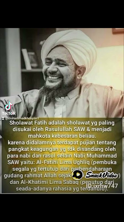 Sholawat Fatih istimewa