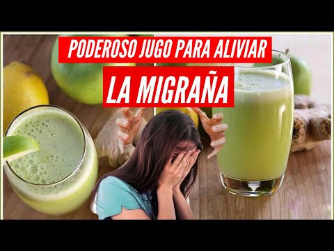 How to relieve MIGRAINE with APPLE JUICE and ginger to improve health with this TREATMENT