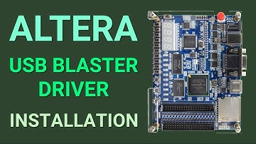 Altera USB Blaster - Driver Installation (+ Download Link)