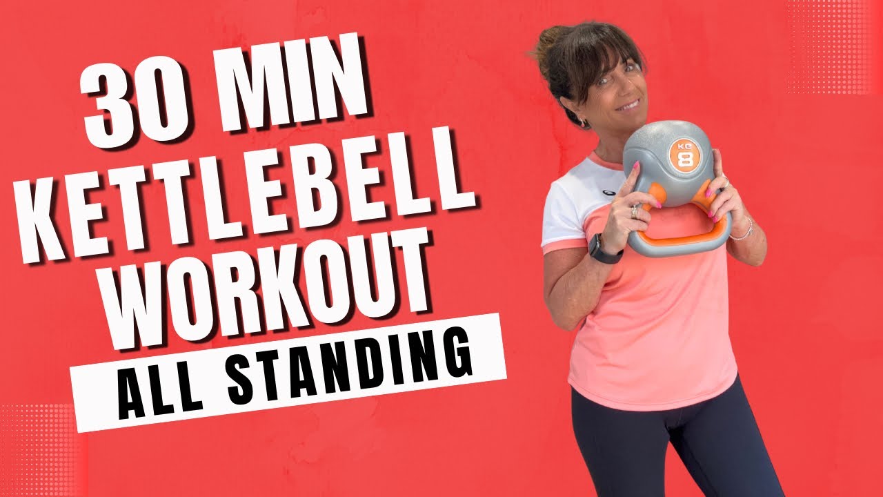 🔥KETTLEBELL Workout For Beginners | ALL STANDING | OVER 50 | Low Impact