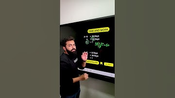 Time & Work Trick #shorts #mathstricks