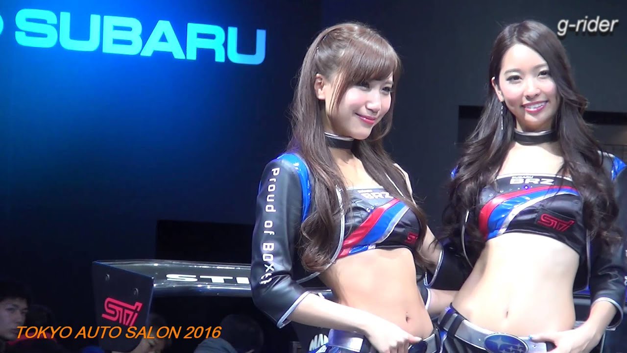 Subaru Brz 4人のレースクイーン 東京オートサロン16 Youtube