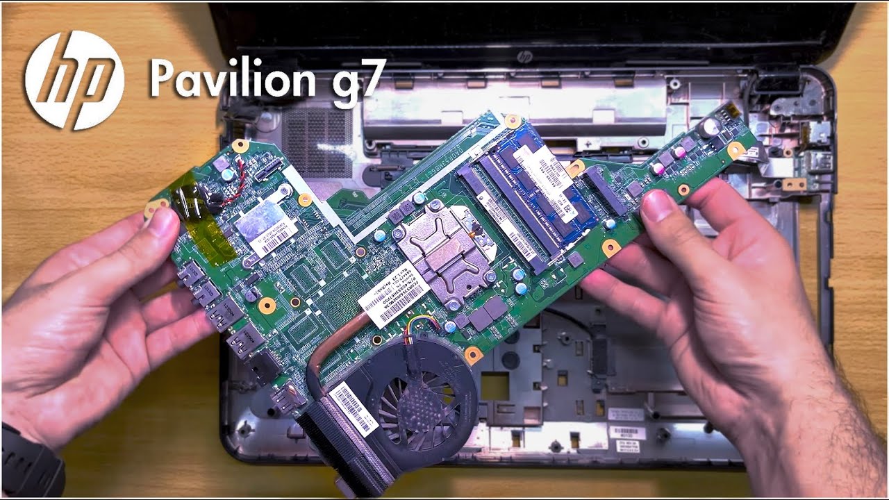 Restoration: HP Pavilion Disassembly, SSD, RAM Upgrade ASMR - YouTube