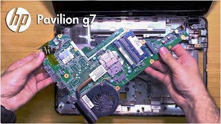 Restoration: HP Pavilion G7 - Disassembly, SSD, RAM Upgrade ASMR