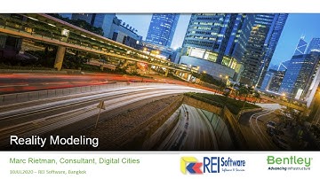 [Webinar] ContextCapture I Part I | [Chapter 1] What is Reality Modeling ?