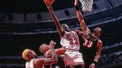 Chicago Bulls VS. Miami Heat 1996 (Michael Jordan Scores 50) - DayDayNews