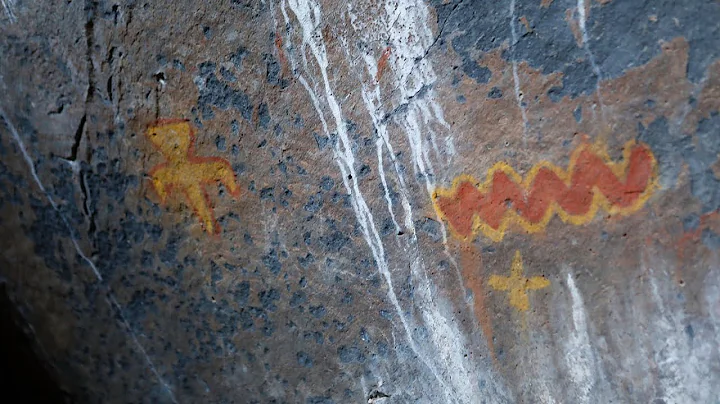 Peanut's Jeeping Adventures.    Paiute cave pictographs.