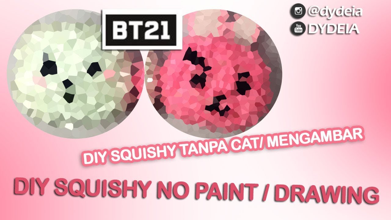  CARA  MEMBUAT SQUISHY TANPA CAT PEWARNA  MENGGUNAKAN  TALI 