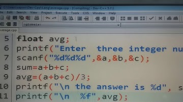 খুব সহেজই C programming- শেখা। তিনটা  সংখ্যার যোগফল ও গড়।  শেষ  অংশ।