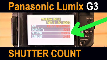 How to Check Shutter Count on Panasonic Lumix G3
