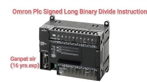 OMRON PLC SIGNED LONG BINARY DIVIDE INSTRUCTION,OMRON PLC PROGRAMMING