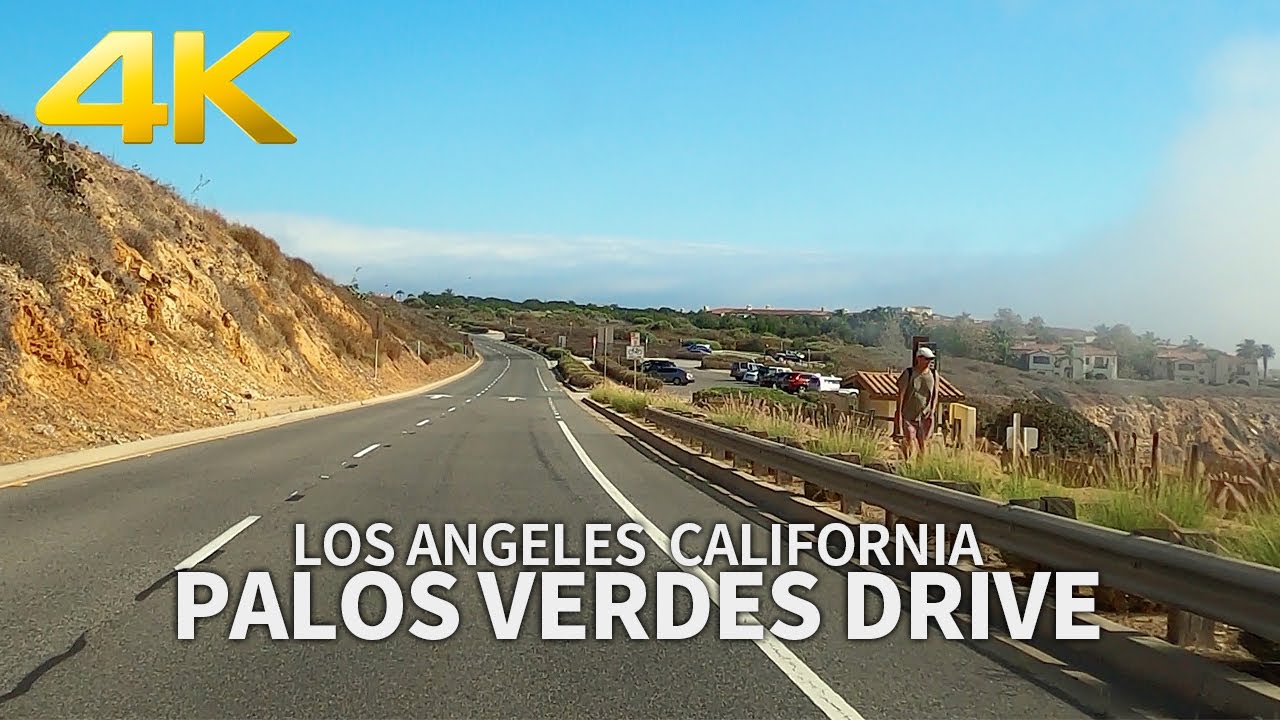 Driving Palos Verdes Drive from Palos Verdes Estates to San Pedro