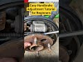 Easy Handbrake Adjustment Tutorial for Beginners #shorts #brakesystem #mechanic