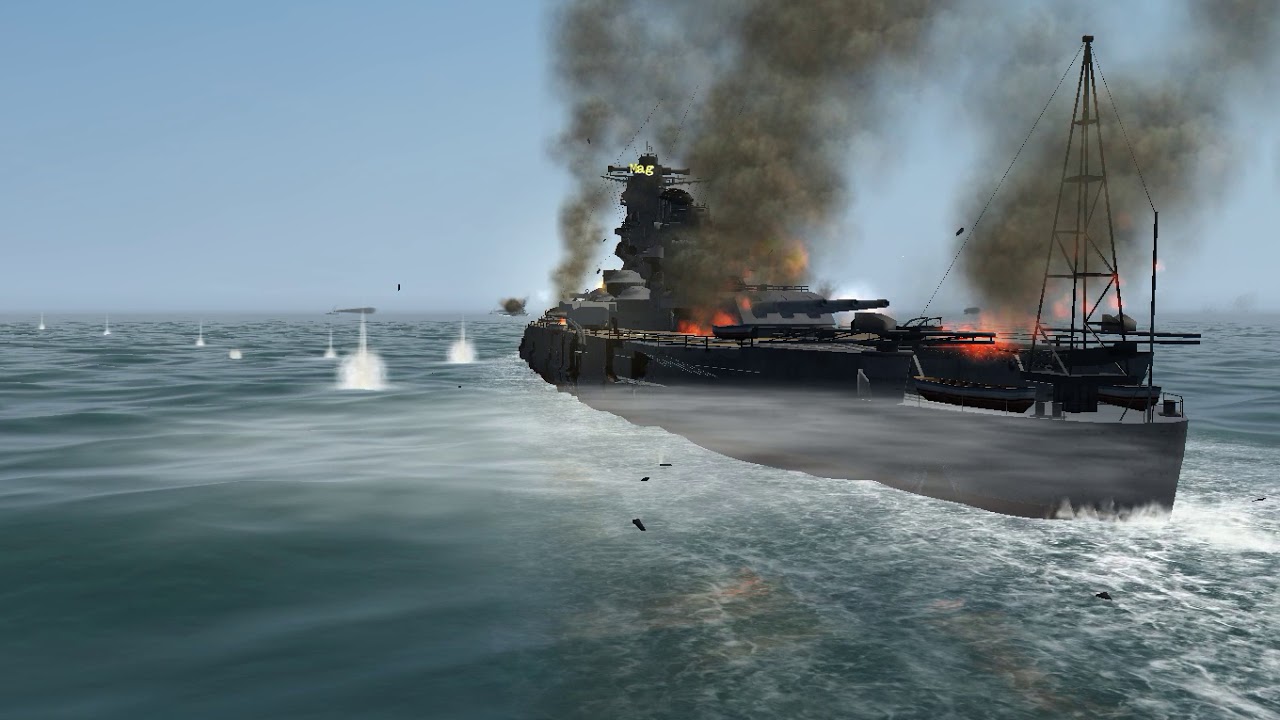 Lsh3 The Sinking Of The Playable Super Battleship Ijn Yamato