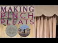 Pinch Pleat Curtains - Nursery Window Treatment | How to make | The Curtain Boutique