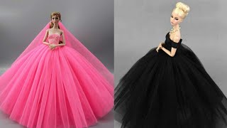 Disney Princess Dress Transformation Diy Miniature Ideas For Barbie Wig Dress Faceup And More 