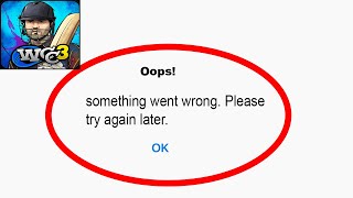 Fix World Cricket Championship 3 App Oops Something Went Wrong Error | Fix WCC3 something went wrong screenshot 4