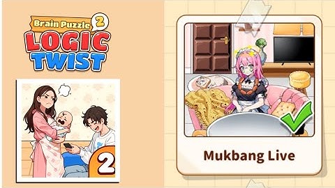 Brain Puzzle 2: Logic Twist Level 2 | mukbang live Gameplay