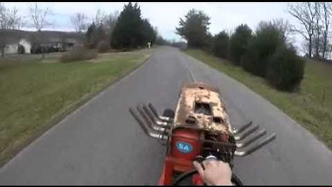Big block chevy lawnmower road test