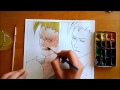 Как рисовать цветную мангу