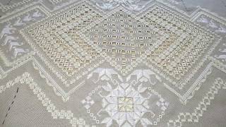Салфетка в технике хардангер "Крылья".Hardanger - возможен!Я уж теперь точно знаю! Салфетка в технике хардангер "Крылья".Hardanger - возможен!Я уж теперь точно знаю!
