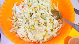 САЛАТ ИЗ КАПУСТЫ ПРОСТОЙ И ВКУСНЫЙ видео рецепт САЛАТ ИЗ КАПУСТЫ ПРОСТОЙ И ВКУСНЫЙ видео рецепт
