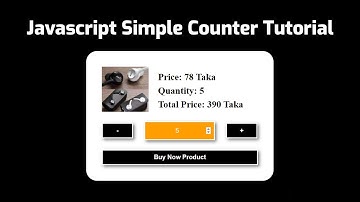 Increment And Decrement Counter on JavaScript Bangla Tutorial | javascript project | DOM