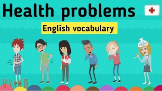 Health problems in English | medical vocabulary | Learn English | Sunshine English