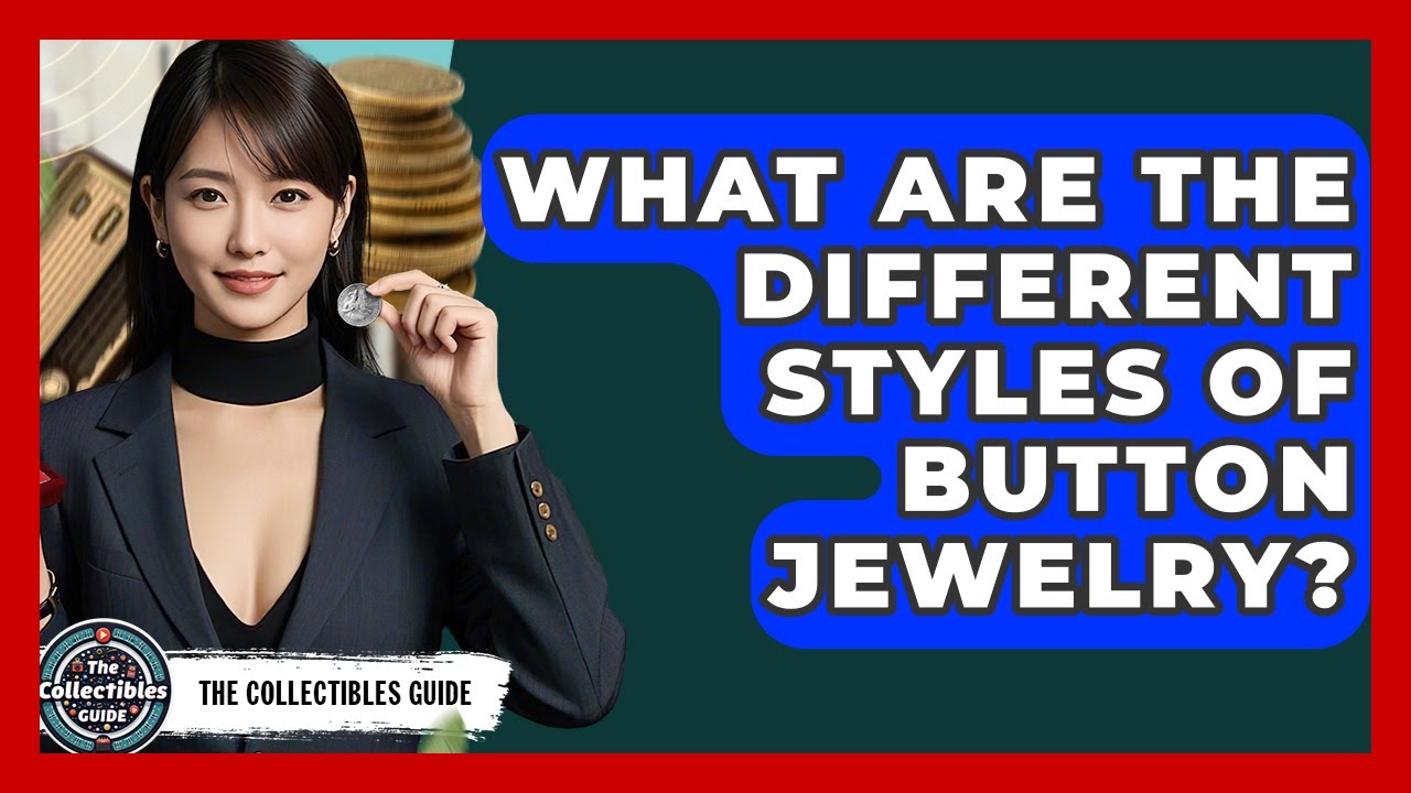 What Are The Different Styles Of Button Jewelry? - The Collectibles Guide