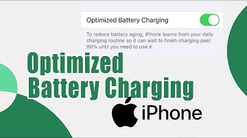 How To Enable/Disable Optimized Battery Charging Iphone