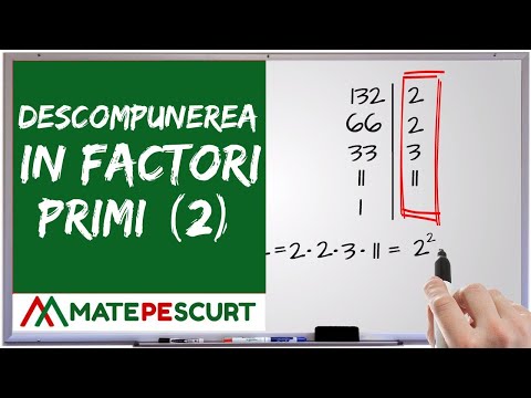 Video: Cum Să Descompunem 90 în Doi Factori Primi