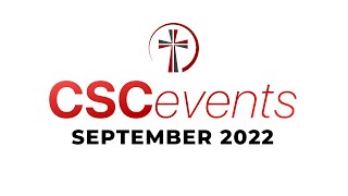 September Announcements | #CSCevents | Cornerstone Church