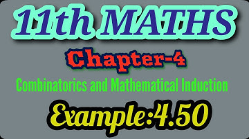 11th MATHS/Ch:4/Example:4.50