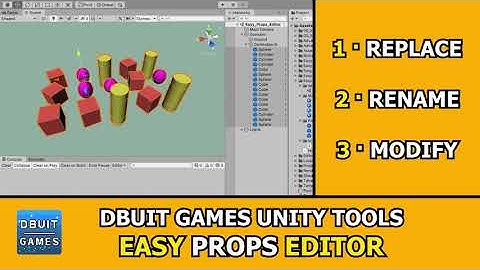 Easy Props Editor - Unity Tool - Dbuit Games
