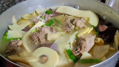 Cách làm vịt nấu măng tươi ăn bún ngon khỏi chê