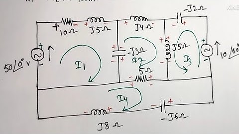 || Write the mesh current equations for 4 loop network and arrange them in Matrix form || in Telugu|