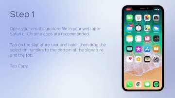 How to Install a HTML Email Signature in your iPhone or iPad
