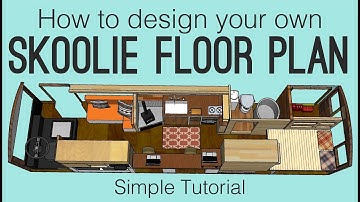 School Bus Conversion Floor Plan: Simple Tutorial to Design Your Own Skoolie!