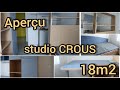 Vivre dans un logement crous 18 m2  rsidence universitaire pour tudiant