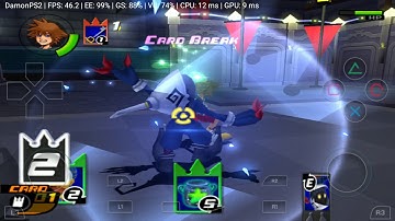 DamonPS2 PS2 Emulator for Android test Kingdom Hearts Re: Chain of Memories