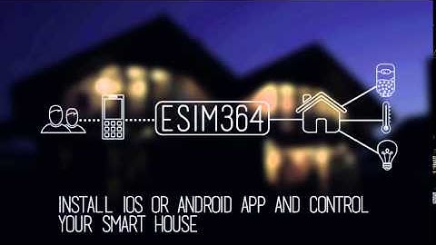 GSM 76 zones wireless control panel ESIM364 by Eldes