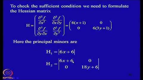 Mod-01 Lec-22 Unconstarined multivariable optimization
