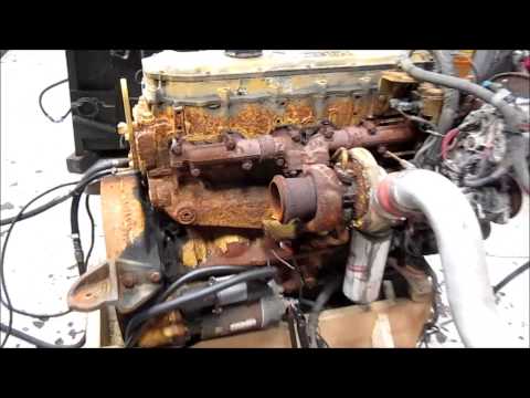 2000 Caterpillar 3126 Diesel Engine Running